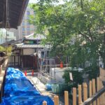 平等寺　十九社　改修工事